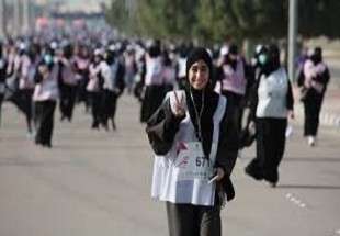 سعودی عرب میں پہلی بار خواتین کی میراتھن دوڑ کا مقابلہ