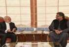 ظريف يبحث مع رئيس الوزراء الباكستاني حول خط انبوب الغاز الايراني