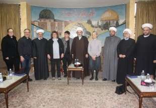 دیدار هیئتی از کلیسای انجیلی کپنهاگ با تجمع علمای مسلمان لبنان