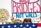 Border wall protesters rally in California amid Trump’s visit