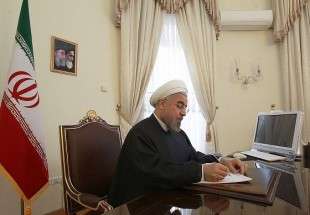 Rouhani felicitates Armenian new Pres. on election