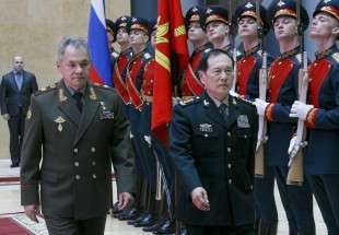 China stresses presence in Moscow as show of unity with Russia