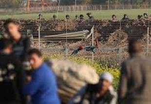 Israeli forces, Palestinians clash near Gaza fence