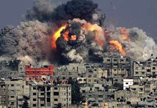 اسرائیلی جنگی طیاروں کی حماس کے ملٹری کمپاؤنڈ پر بمباری