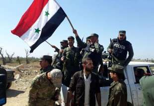 نیروهای نظامی سوری وارد دوما شدند + عکس