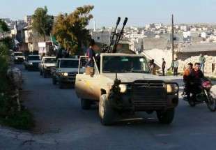 تداوم درگیری میان عناصر تروریست در استان ادلب