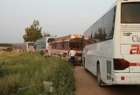 ورود 50 اتوبوس به شهرکهای جنوب دمشق برای انتقال 5 هزار تروریست به شمال سوریه