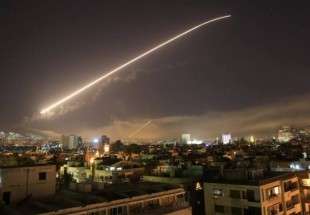 دفع حمله موشکی اسرائیل به سوریه توسط پدافند هوایی این کشور