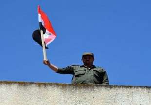 پرچم سوریه در دو شهرک حماه بر افراشته شد