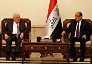 معصوم والمالكي يبحثان نتائج الانتخابات البرلمانية والمستجدات الأمنية والسياسية في العراق
