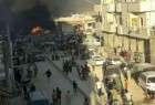 وقوع انفجار مهیب در شهر ادلب