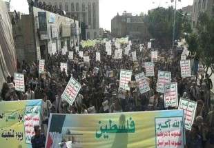 اختصاصی؛ حضور میلیونی مردم مناطق مختلف یمن در راهپیمایی روز قدس +عکس