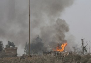​به آتش کشیده شدن روستایی در کرکوک به دست تروریست های داعش