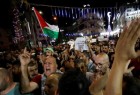 Palestinians rally in Ramallah against Gaza sanctions