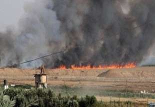 16 حريقاً في غلاف غزة بفعل الطائرات الورقية الحارقة