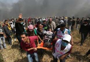 شمار شهدا و مجروحین راهپیمایی بازگشت در نوار غزه در حال افزایش است