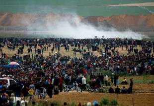 مشارکت گسترده در شانزدهمین راهپیمایی بازگشت/ شهادت یک نوجوان و مجروحیت 68 فلسطینی در مرز غزه