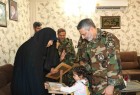 دیدارفرمانده ارتش با خانواده شهید مدافع حرم