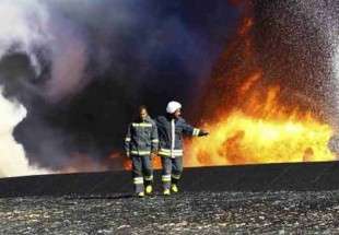 ليبيا: حريق مفتعل في مجمع غاز تابع لمؤسسة النفط غرب البلاد