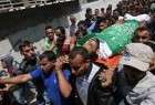 Two Palestinians killed by Israeli forces laid to rest in Gaza Strip