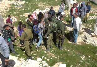 Settlers and soldiers conduct ‘joint assaults’ on Palestinian village