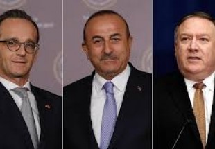 ترک وزیر خارجہ کی امرکی اور جرمن وزرائے خارجہ سے ٹیلیفون پر گفتگو