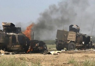 مصرع مرتزقة وتدمير ثلاث آليات عسكرية في نجران