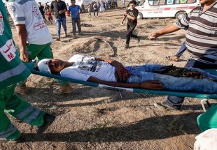 یک شهید و 159 زخمی در بیست و ششمین راهپیمایی حق بازگشت غزه