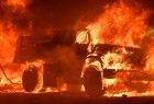 حريق ضخم في السعودية يدمر 18 سيارة