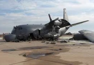 ننگرہار میں امریکی سی 130 گر کر تباہ 6 فوجی ہلاک