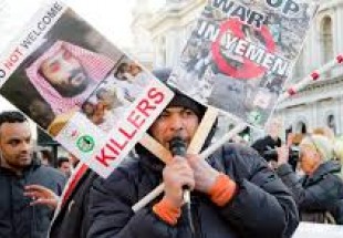 سعودی عرب میں قید صحافی کی رہائی کے لیے لندن میں احتجاج
