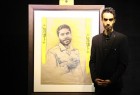 ​برپایی نمایشگاه طراحی از چهره سرداران شهید
