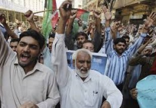 پاکستانی حکومت زائرین کی مشکلات حل کرنے میں ناکامی پر احتجاج