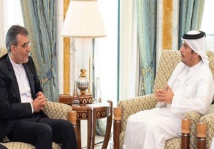 جابري انصاري يلتقي وزير الخارجية القطري
