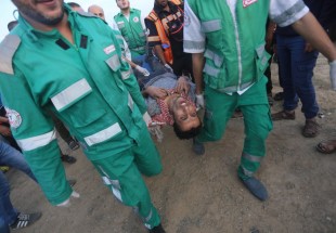 Dozens injured in 33rd week of Gaza protests