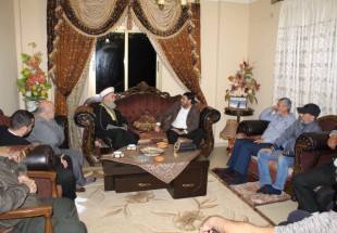 وفد حزب الله زار حماس ورابطة علماء فلسطين في اقليم الخروب