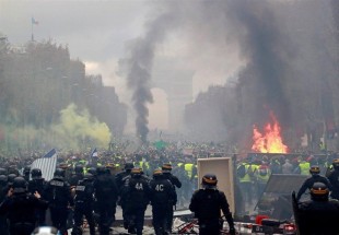 درگیری پلیس فرانسه با معترضان؛ ۲۴ نفر بازداشت شدند