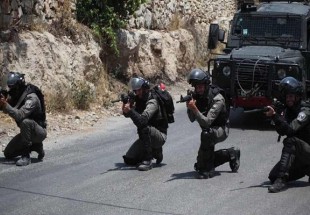 درگیری بین فلسطینی ها و ارتش اسرائیل در رام الله