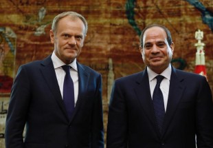 السيسي يبحث مع رئيس المجلس الأوروبي الهجرة غير الشرعية