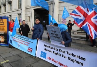 Protest held in London against oppression of Uighurs