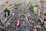 تظاهرات گسترده مردم یمن در حمایت از فلسطین و برائت از خائنان