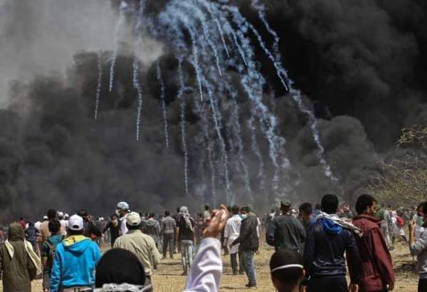 صیہونی فوج کی فلسطینیوں کی پر امن واپسی مارچ پر ایک بار پھر فائرنگ