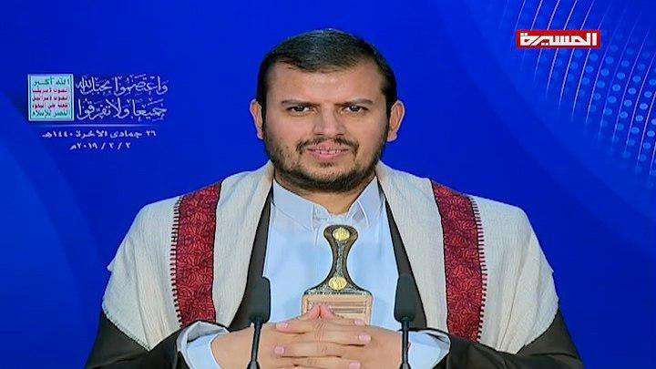 السيد عبدالملك بدرالدين الحوثي : العدو الإسرائيلي شريك في العدوان على اليمن