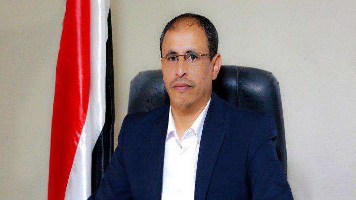 ناطق الحكومة اليمنية في صنعاء و وزير الإعلام ضيف الله الشامي