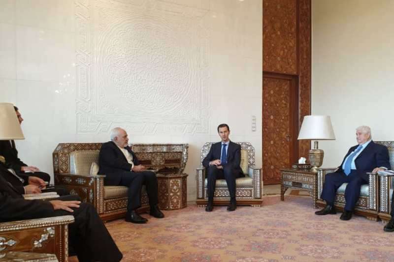 وزير الخارجية الايراني يلتقي الرئيس الاسد