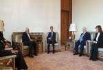 ایران کے وزیر خارجہ جواد ظریف کی بشار اسد سے ملاقات
