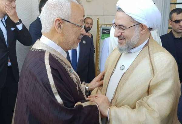Ayatollah Araki meets Tunisia’s Ennahda movement leader