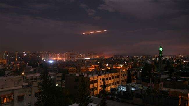 Syrian army reports downing several Israeli projectiles