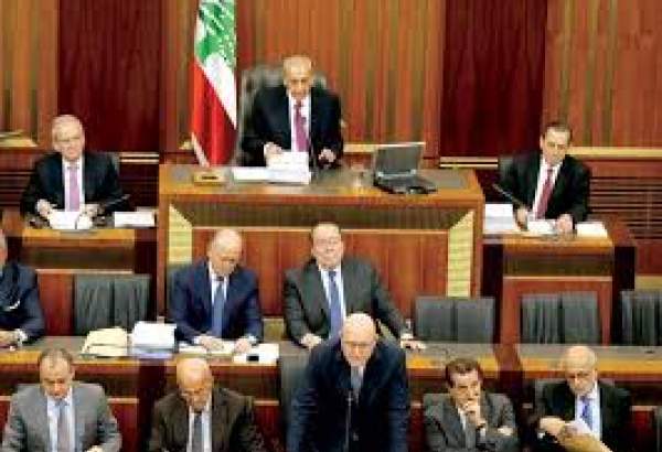 لبنانی پارلیمنٹ میں حزب اللہ پر امریکی پابندی کی شدید مذمت