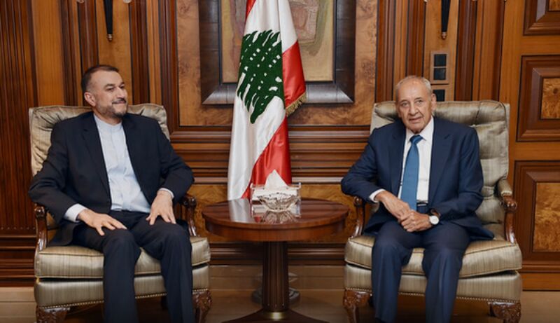 امیر عبد اللهيان: ايران تدعم وبكل قوة ابناء الشعب اللبناني والجيش والمقاومة والحكومة